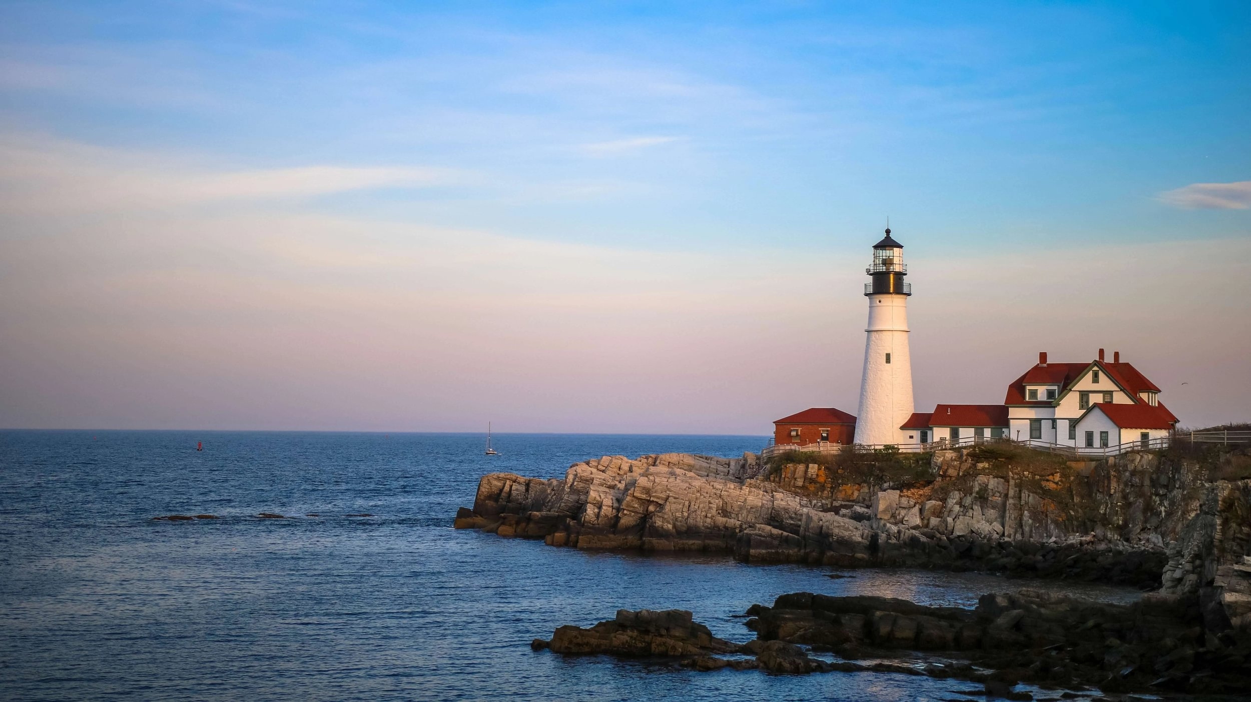 Scenic view of Maine landscape