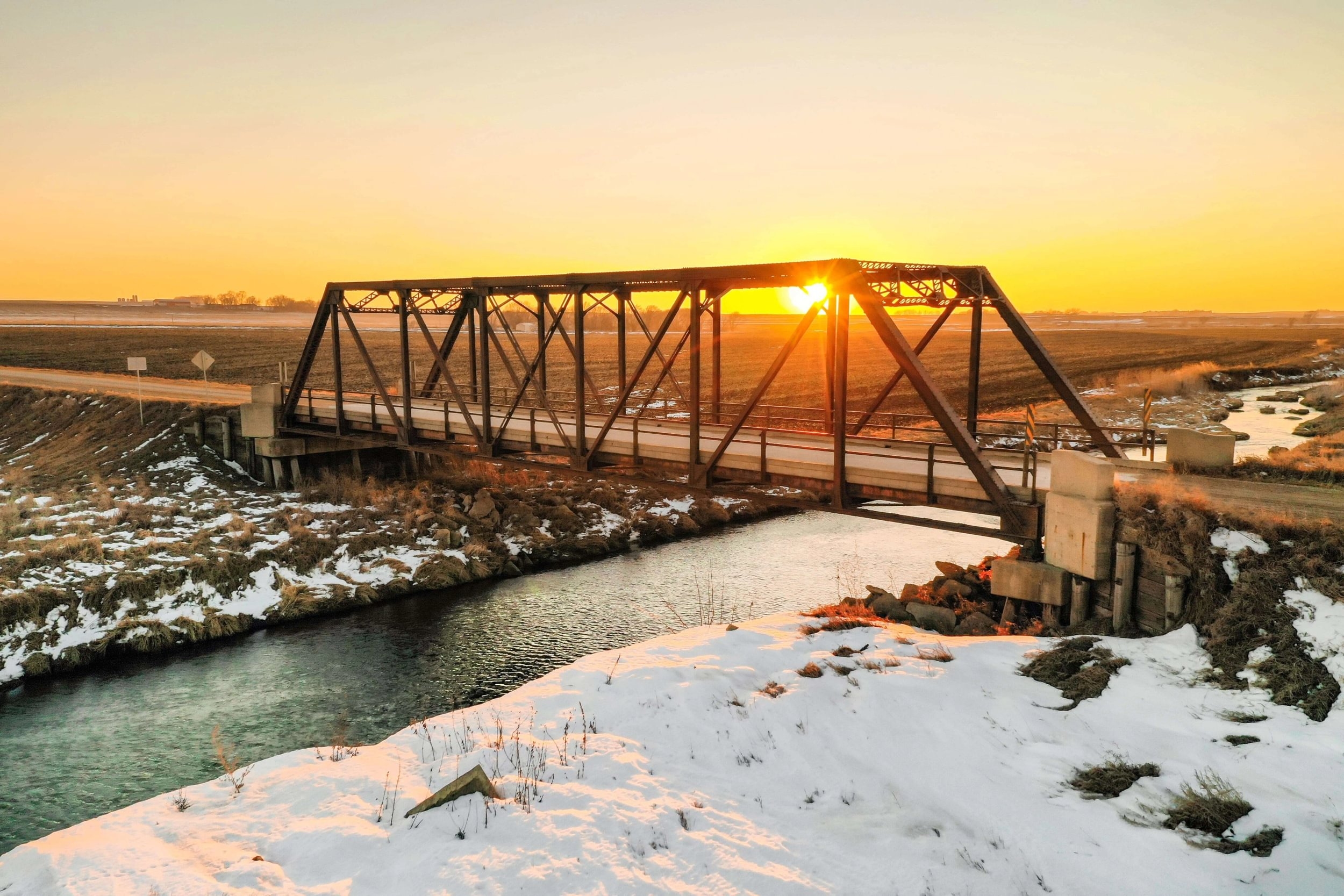 Scenic view of Iowa landscape