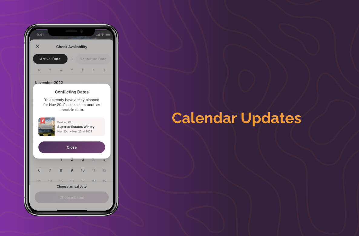 Calendar Updates