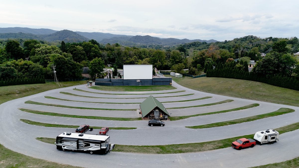 Drive-In Theater in Marion, Virginia is a cozy and fun Harvest Hosts location