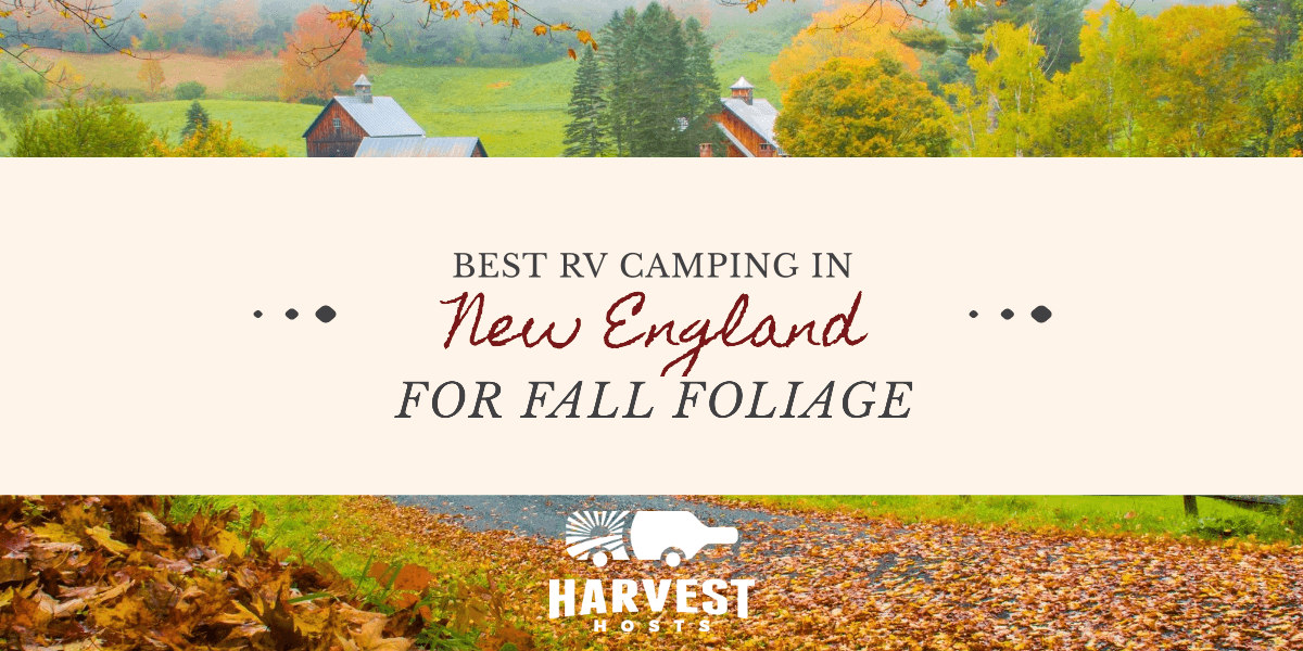 Best RV Camping in New England for Fall Foliage