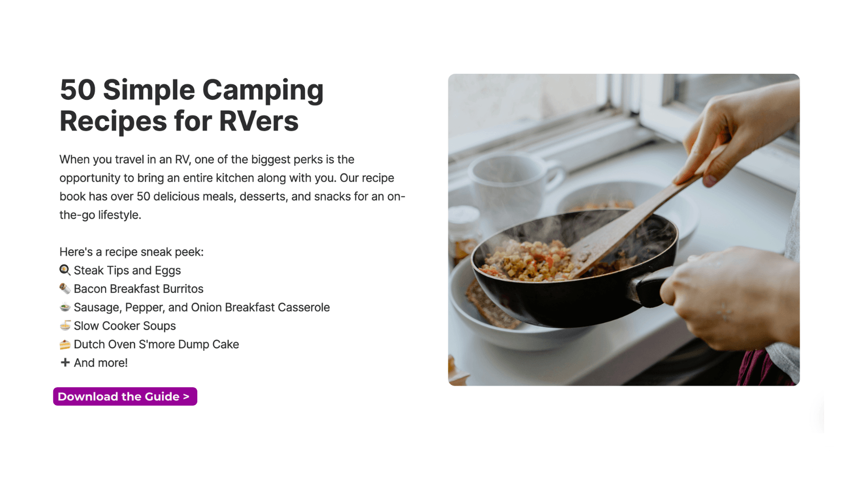 download the 50 simple camping recipes for RVers.png